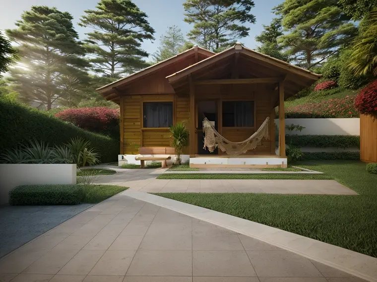 Fachada: Casa Térrea 48,12m² com 2 Quartos