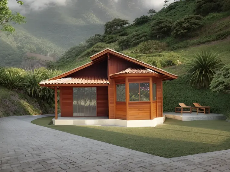 Fachada: Casa Térrea 53,80m² com 2 Dormitórios