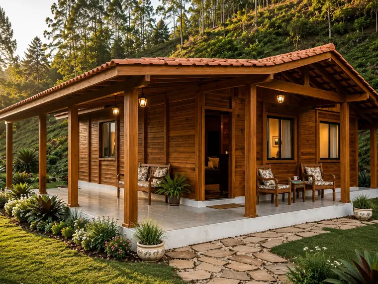 Fachada: Casa 89,50m² com 1 Suíte e 2 Quartos