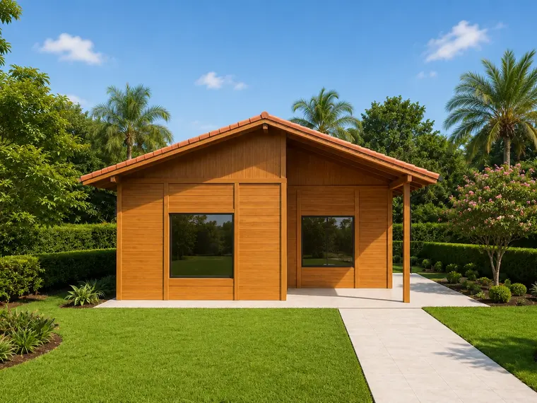 Fachada: Casa 94,50m² com 1 suíte, 2 quartos, closet e varanda
