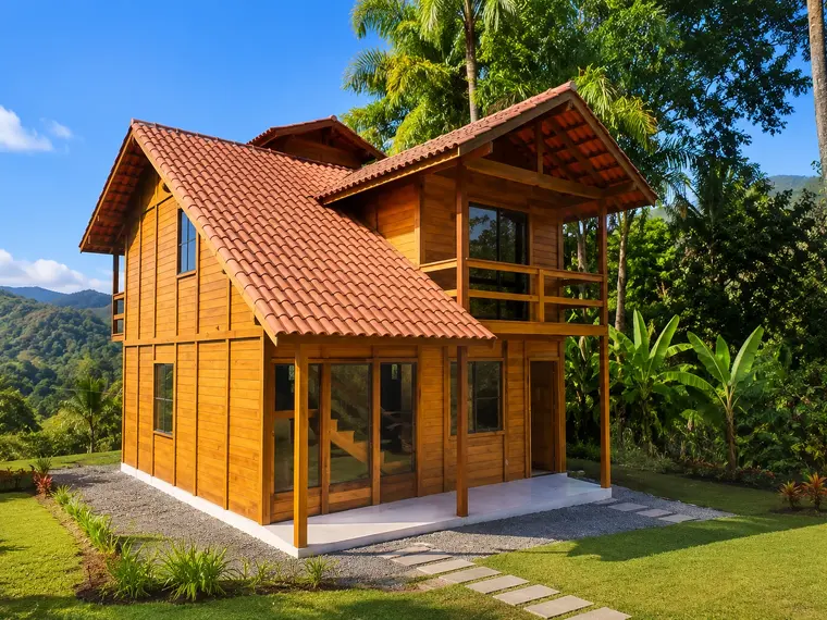 Fachada: Casa duplex 110,00m² com 2 suítes