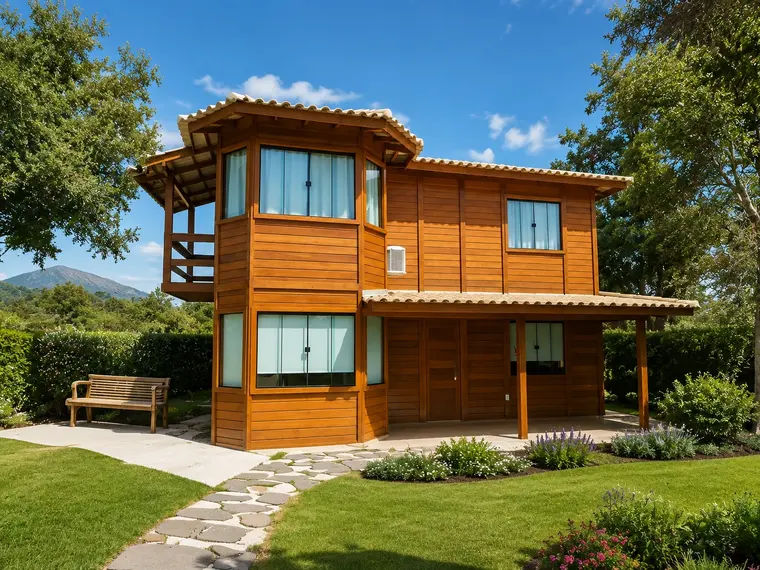 Fachada: Casa duplex 112,00m² com 1 suíte e 1 quarto