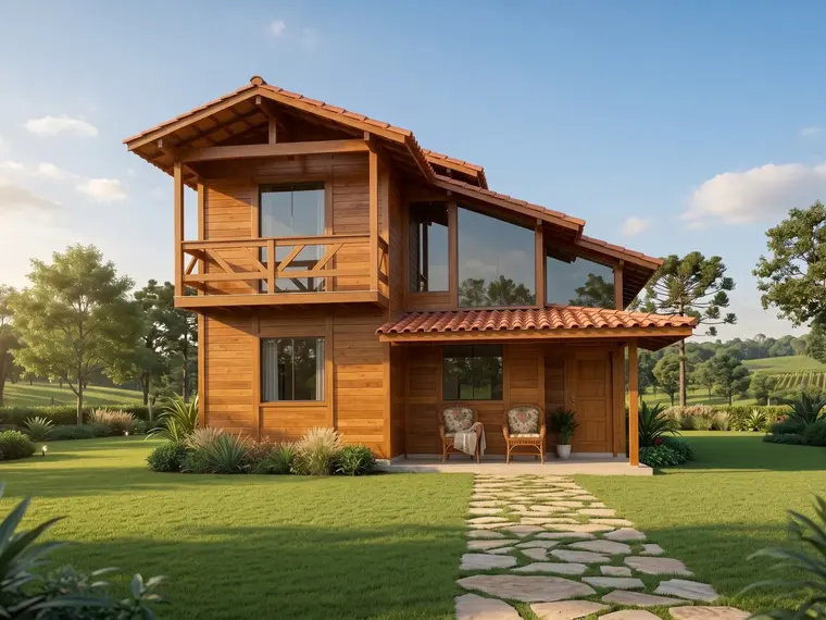 Fachada: Casa duplex 131,50 m² com 3 suítes