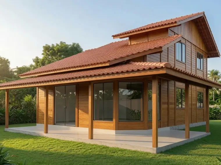 Fachada: Casa Duplex 140,00m² com 4 quartos
