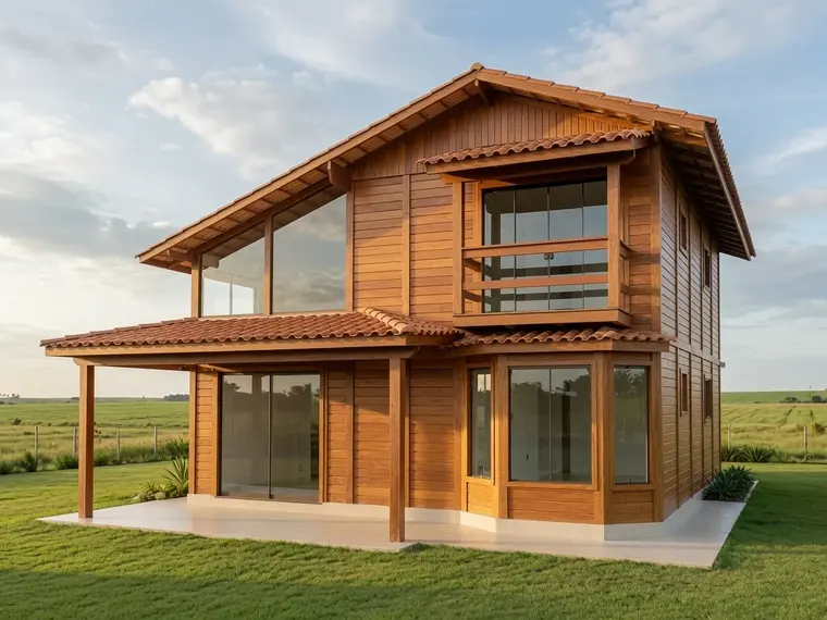 Fachada: Casa Duplex 145,50m² com 1 suíte e 2 quartos