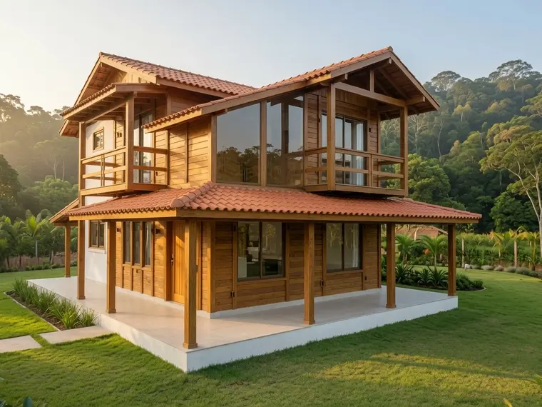 Fachada: Casa Duplex 153,00m² com 2 suítes e 1 quarto
