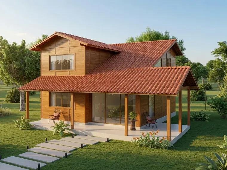 Fachada: Casa Duplex 164,50m² com 3 quartos