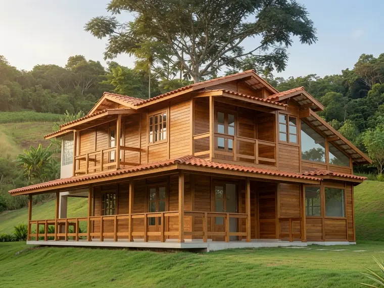 Fachada: Casa Duplex 167,00m² com 1 suíte e 3 quartos