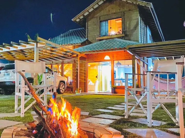 Fachada: Casa Duplex 203,20m² com 1 suíte e 3 quartos