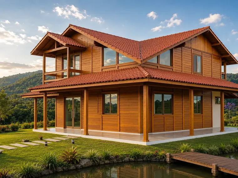 Fachada: Casa Duplex 213,50m² com 3 suítes