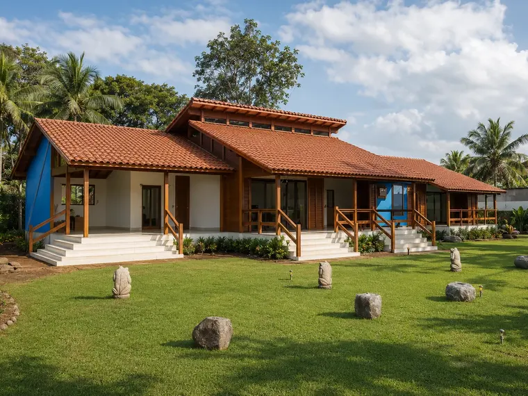 Fachada: Casa 303,20m² com 3 suítes