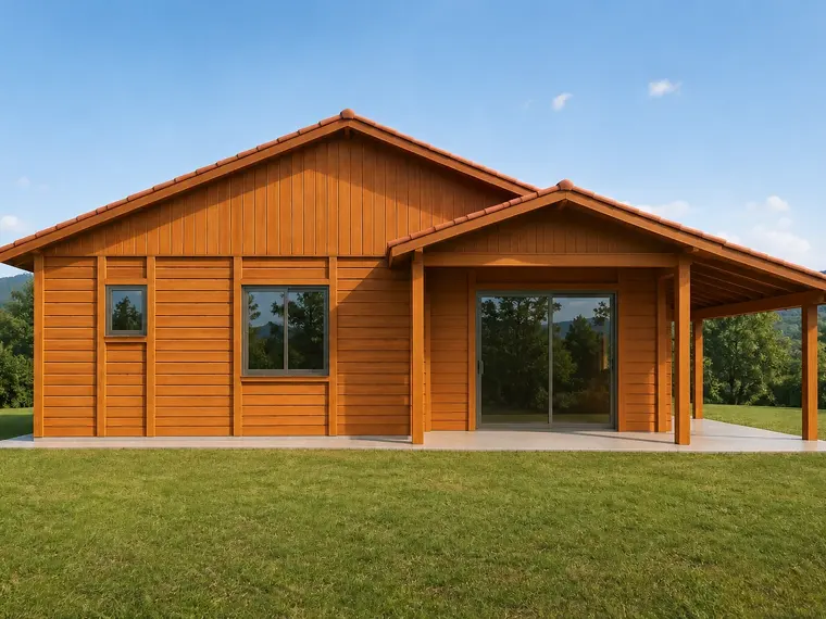 Fachada: Casa 88,70m² com 1 suíte e 1 quarto