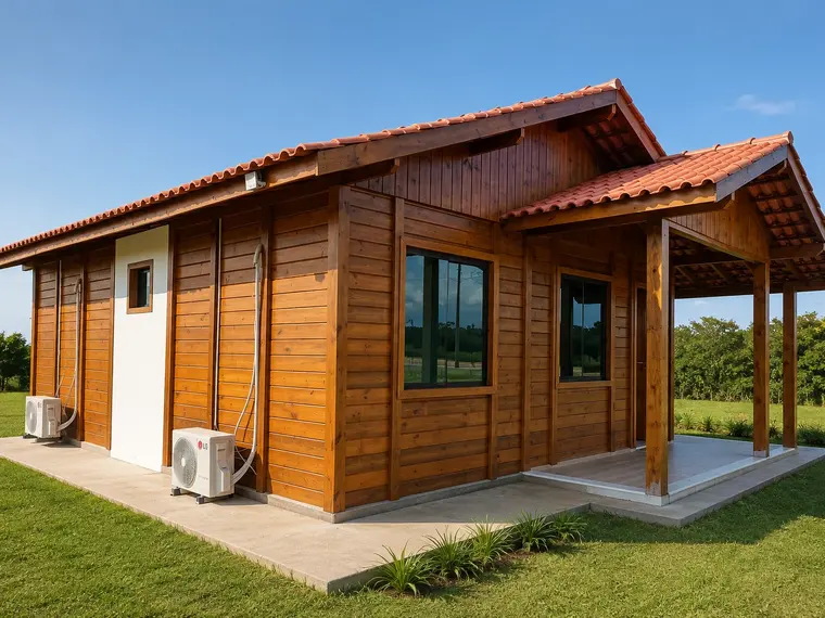Fachada: Casa 57,75m² com 1 Suíte e 1 Lavabo