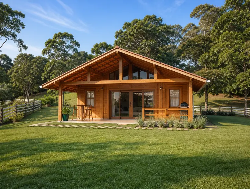 Casa de madeira para morar: o que muda quando o uso é diário