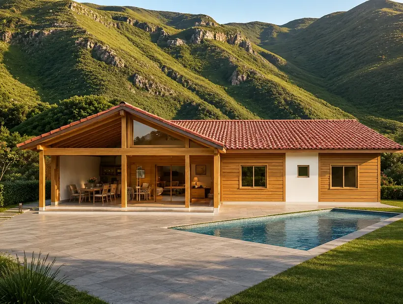 Casa de madeira para sítio: como alinhar conforto e manutenção