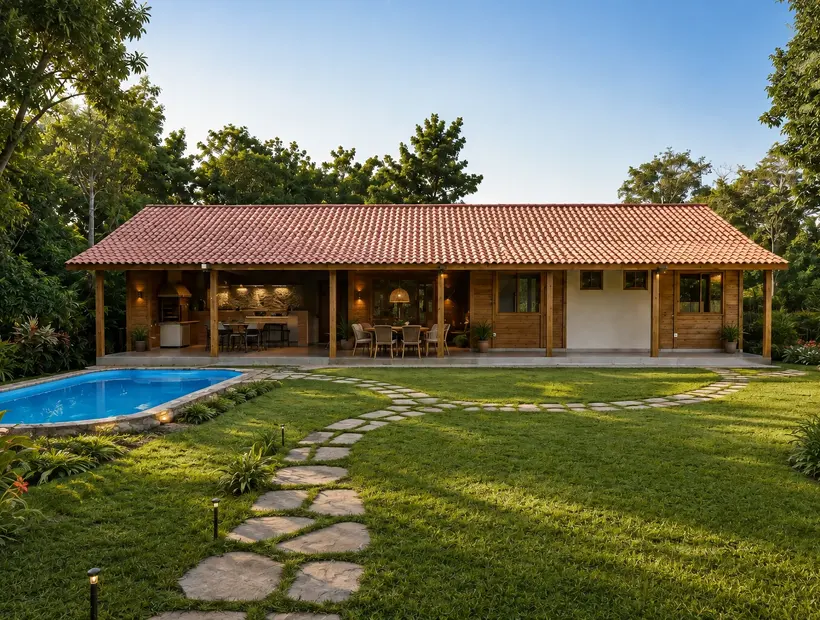 Casa de madeira para sítio: como alinhar conforto e manutenção